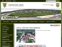 Tablet Screenshot of coper-boyaca.gov.co